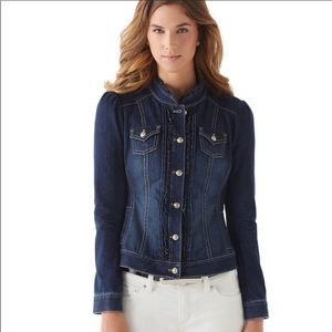 White House Black Market Denim Jacket